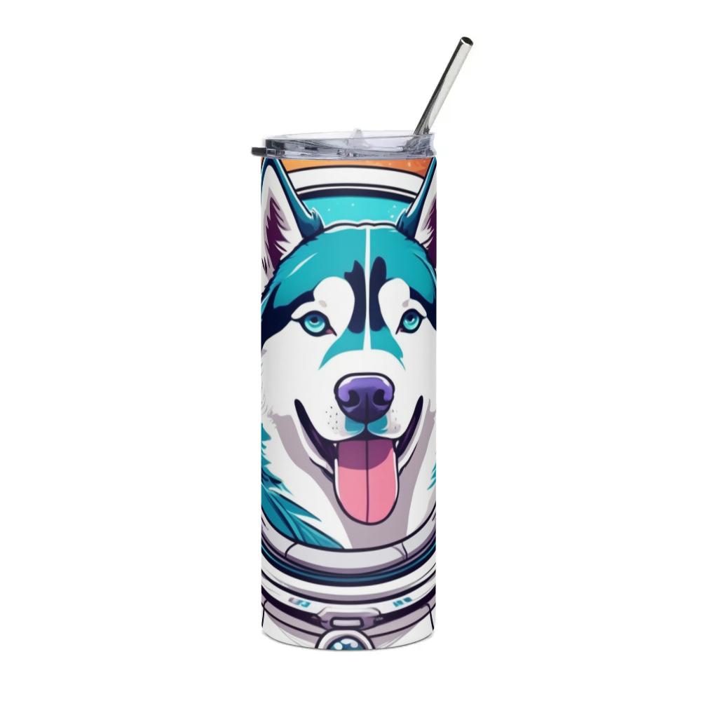 PugMug Custom Siberian Husky Stainless Steel Tumbler