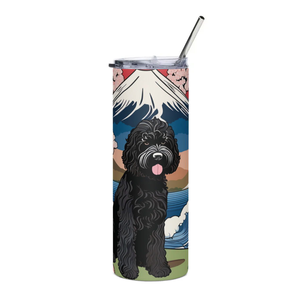 PugMug Custom Portuguese Water Dog Stainless Steel Tumbler