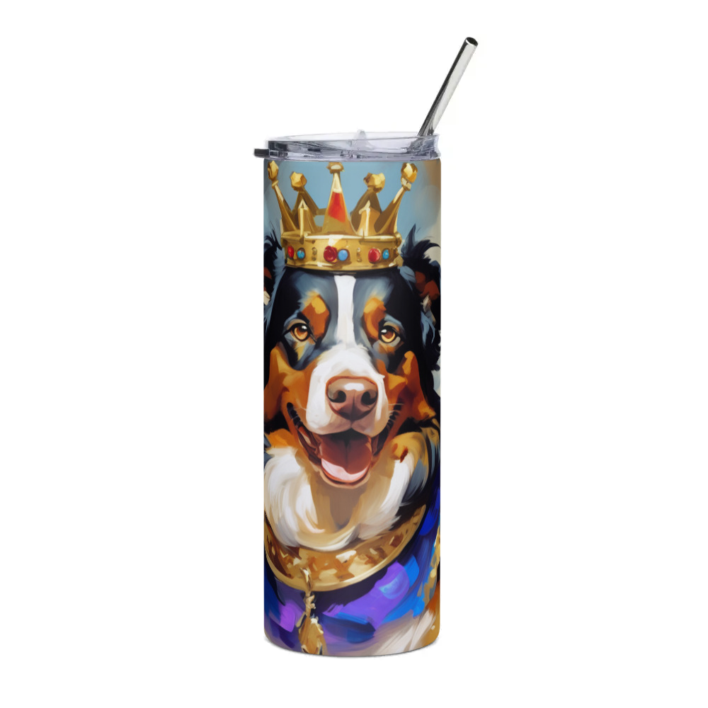 PugMug Custom Miniature American Shepherd Stainless Steel Tumbler