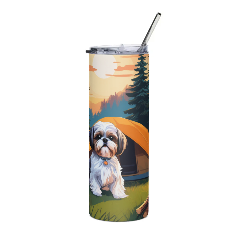 PugMug Custom Shih Tzu Stainless Steel Tumbler