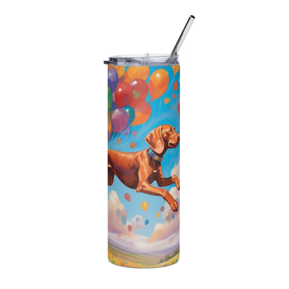 PugMug Custom Vizsla Stainless Steel Tumbler