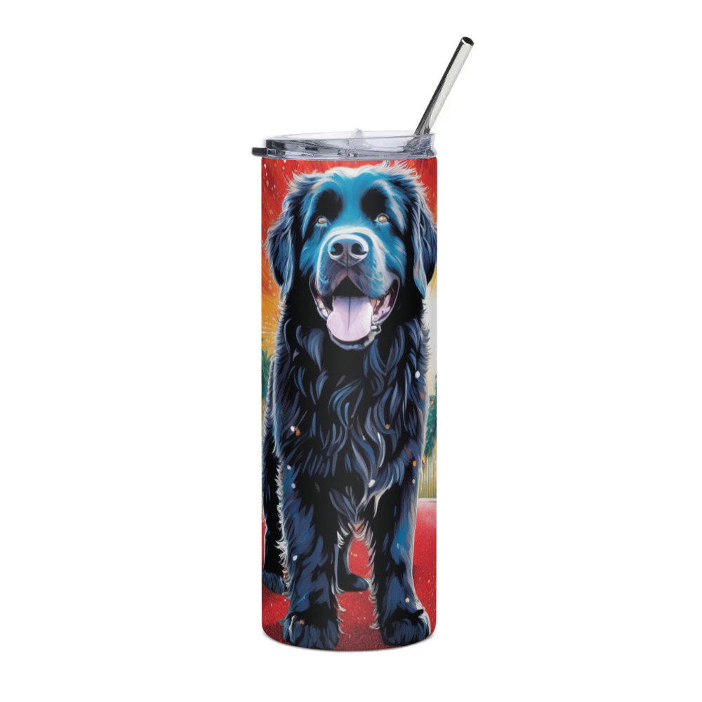 PugMug Custom Newfoundland Stainless Steel Tumbler