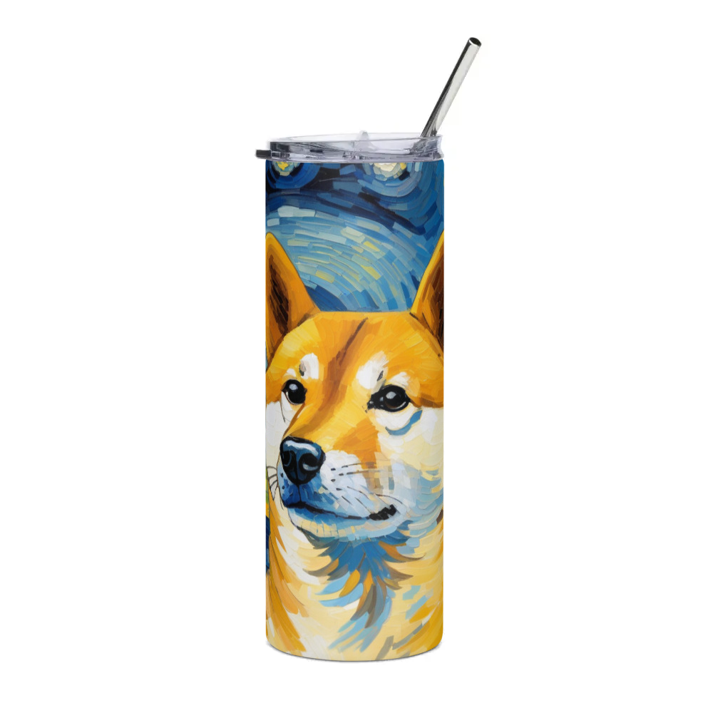PugMug Custom Shiba Inu Stainless Steel Tumbler