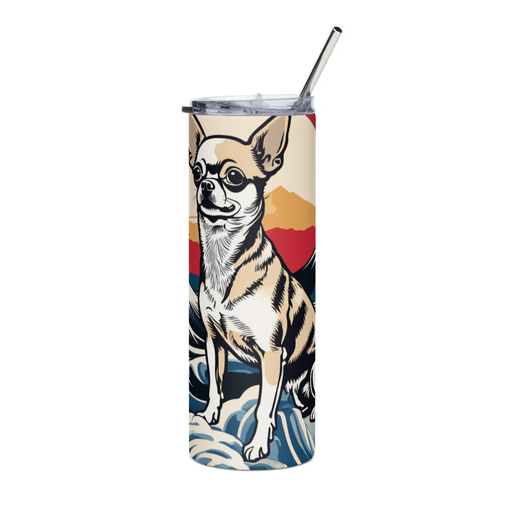 PugMug Custom Chihuahua Stainless Steel Tumbler