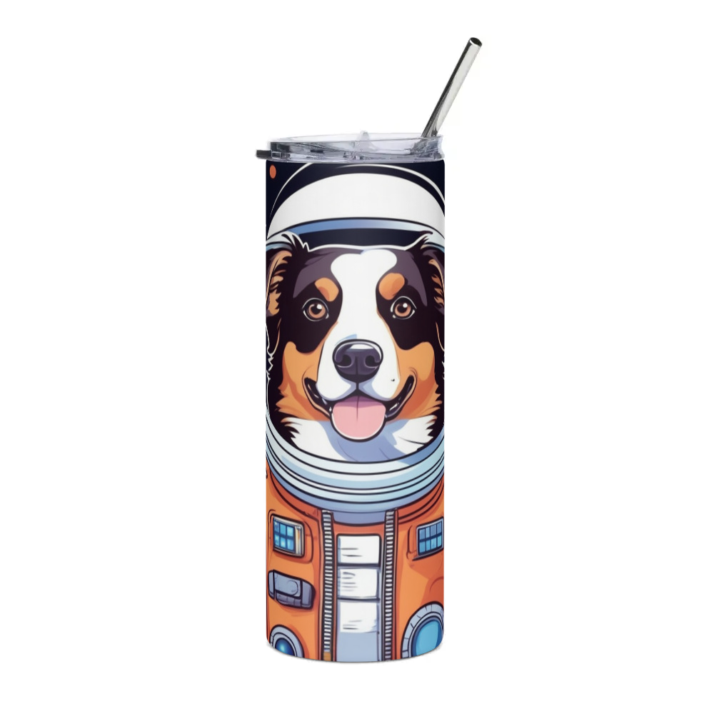 PugMug Custom Miniature American Shepherd Stainless Steel Tumbler