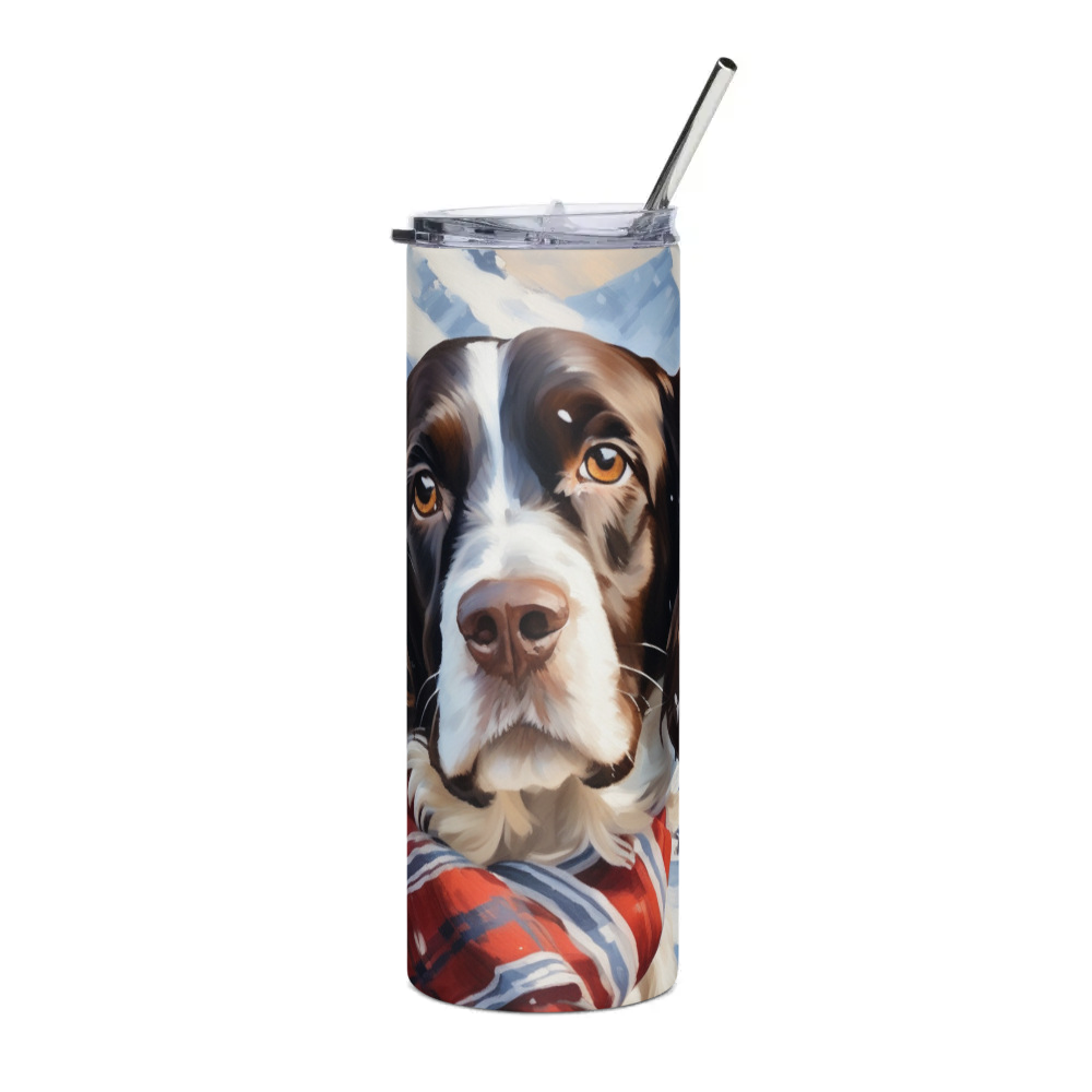 PugMug Custom English Springer Spaniel Stainless Steel Tumbler