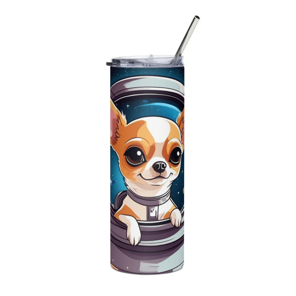 PugMug Custom Chihuahua Stainless Steel Tumbler