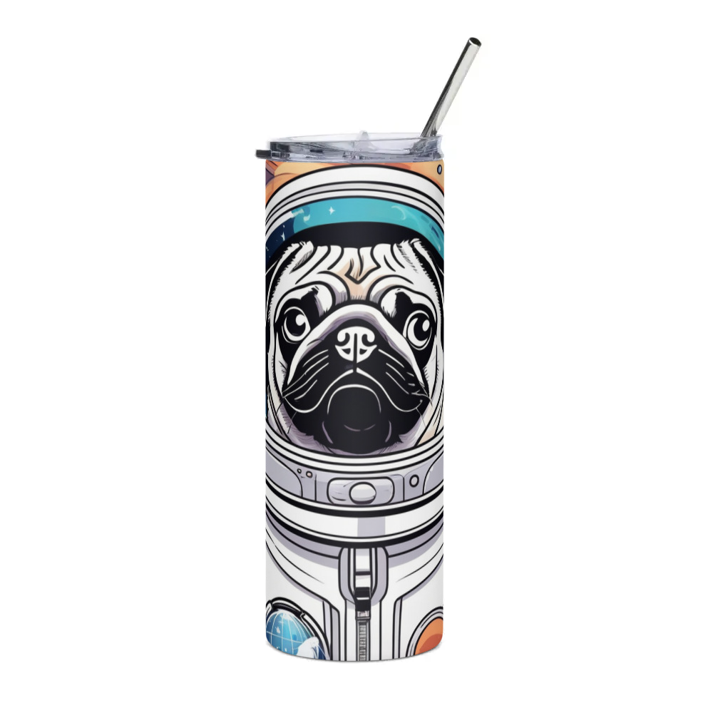 PugMug Custom Pug Stainless Steel Tumbler