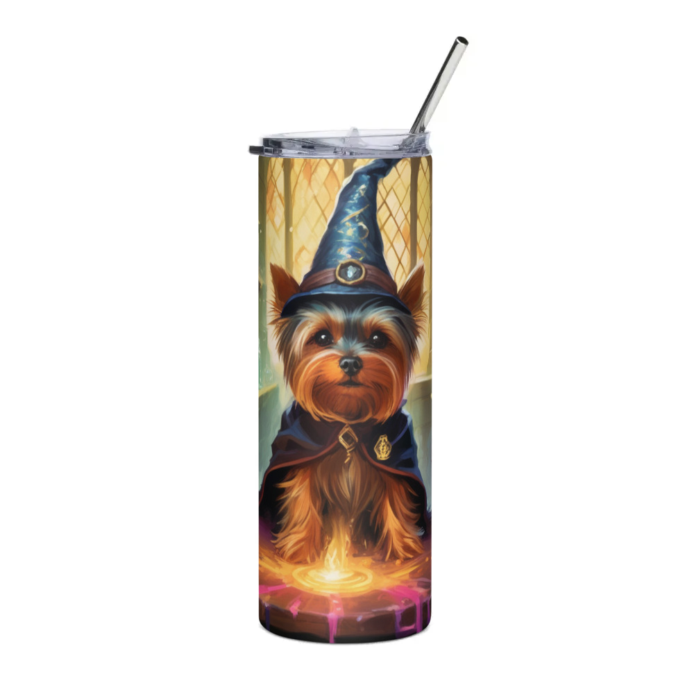 PugMug Custom Yorkshire Terrier Stainless Steel Tumbler