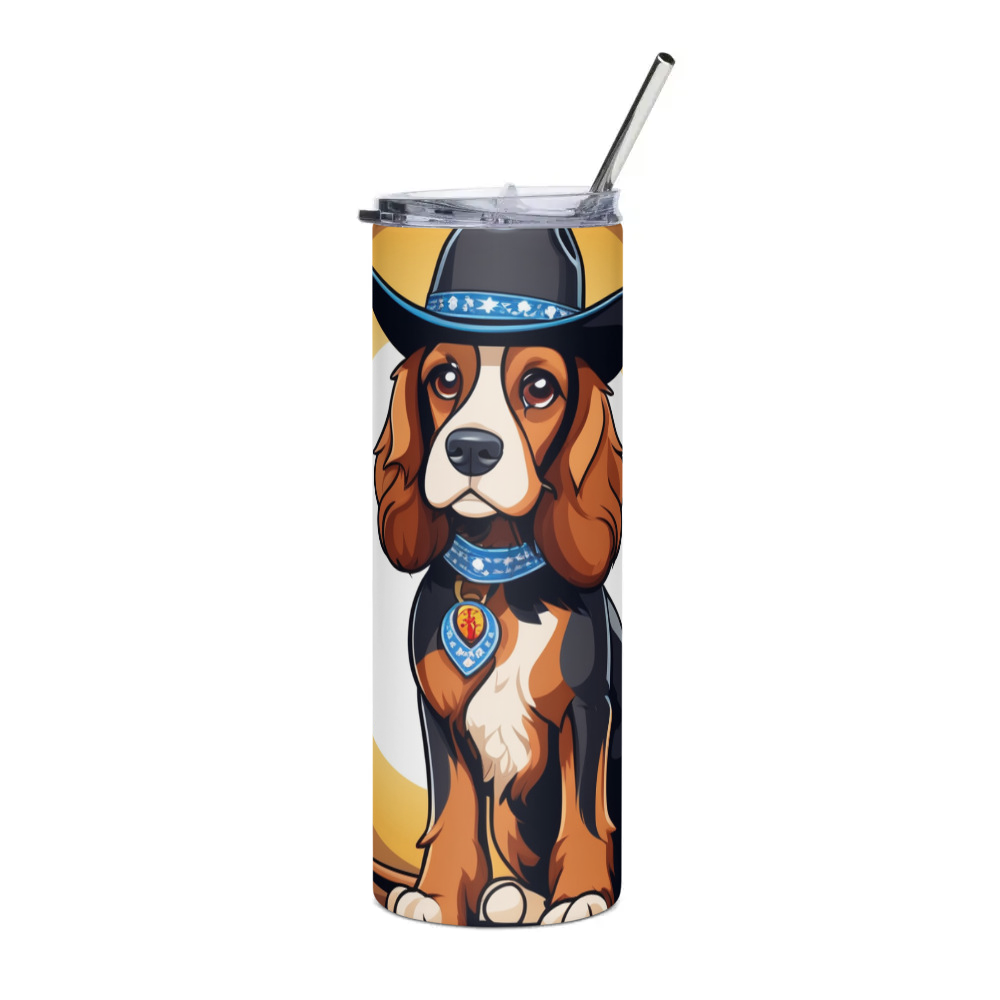 PugMug Custom English Cocker Spaniel Stainless Steel Tumbler