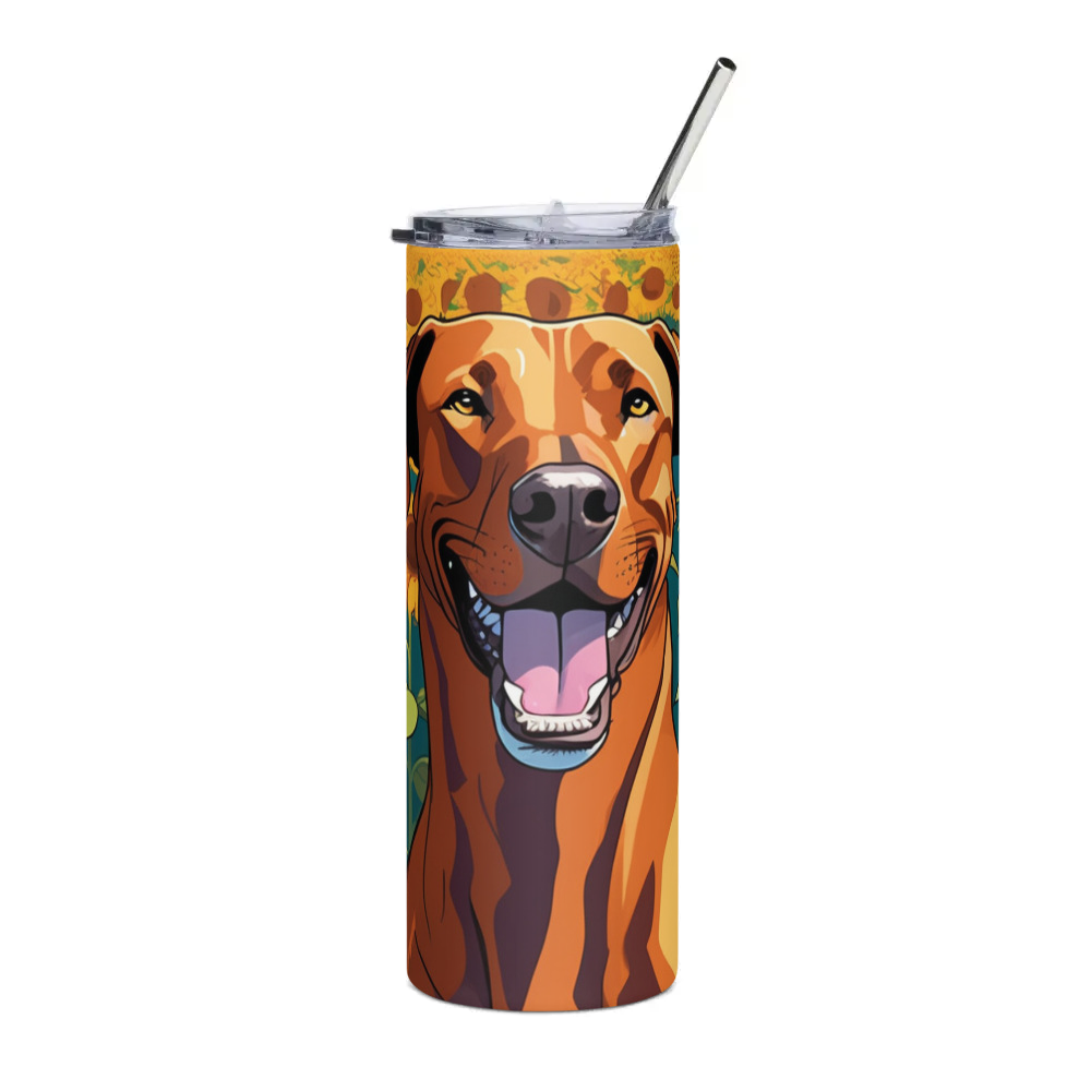 PugMug Custom Rhodesian Ridgeback Stainless Steel Tumbler