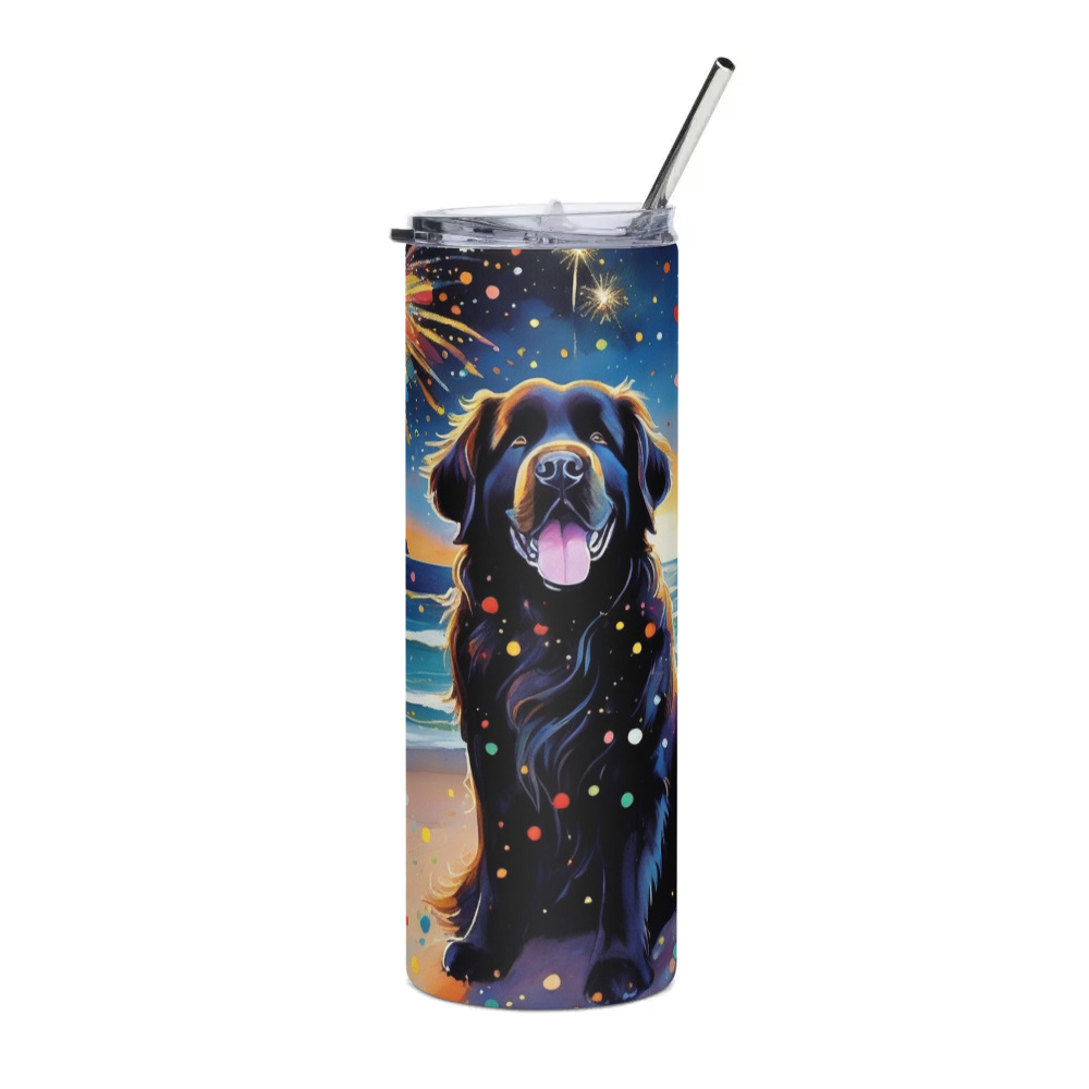 PugMug Custom Newfoundland Stainless Steel Tumbler
