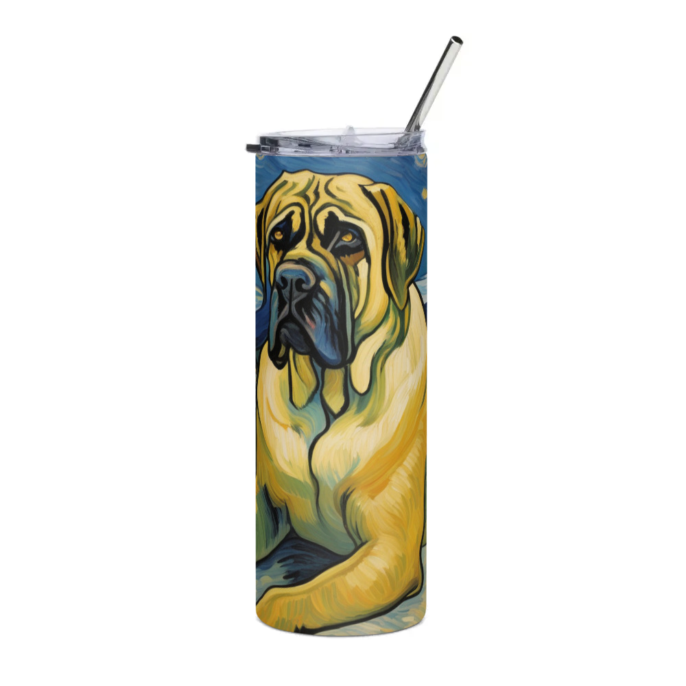 PugMug Custom Mastiff Stainless Steel Tumbler