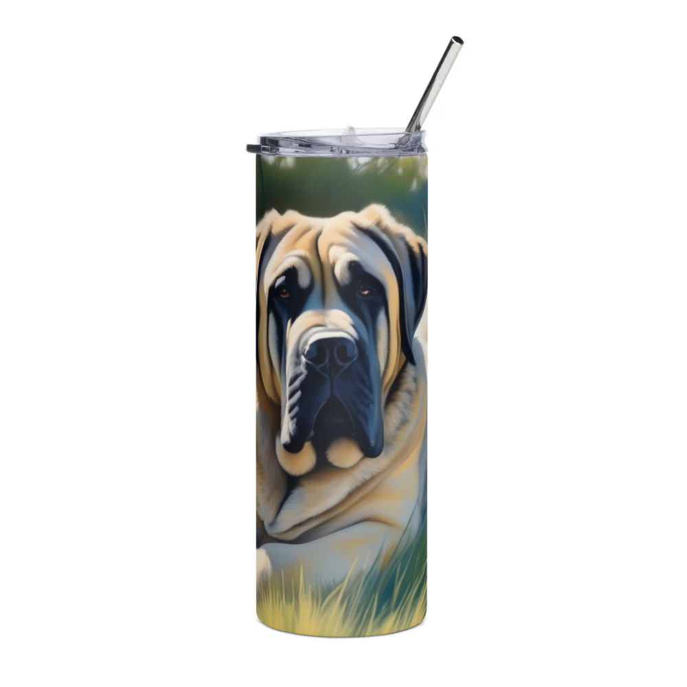 PugMug Custom Mastiff Stainless Steel Tumbler