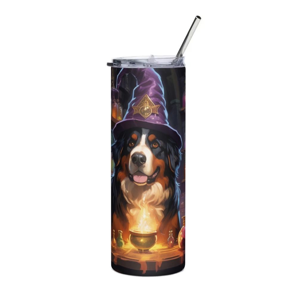 PugMug Custom Bernese Mountain Dog Stainless Steel Tumbler