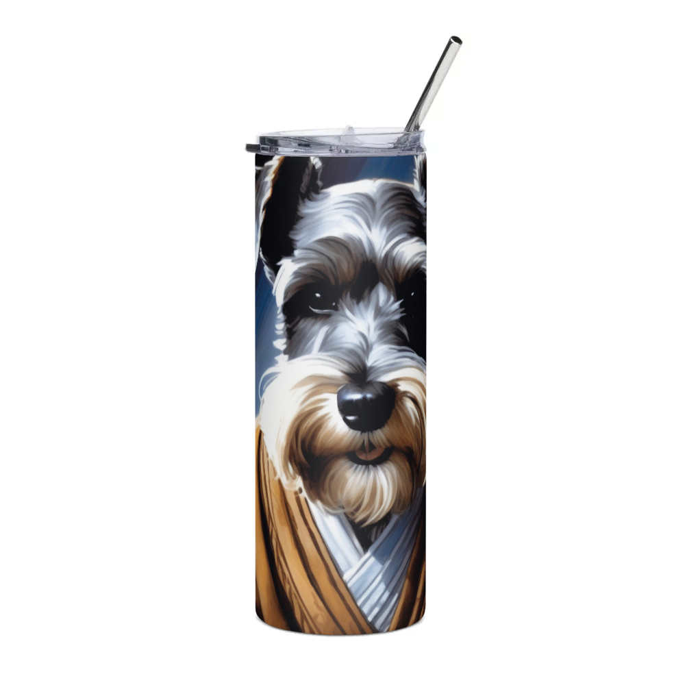 PugMug Custom Miniature Schnauzer Stainless Steel Tumbler