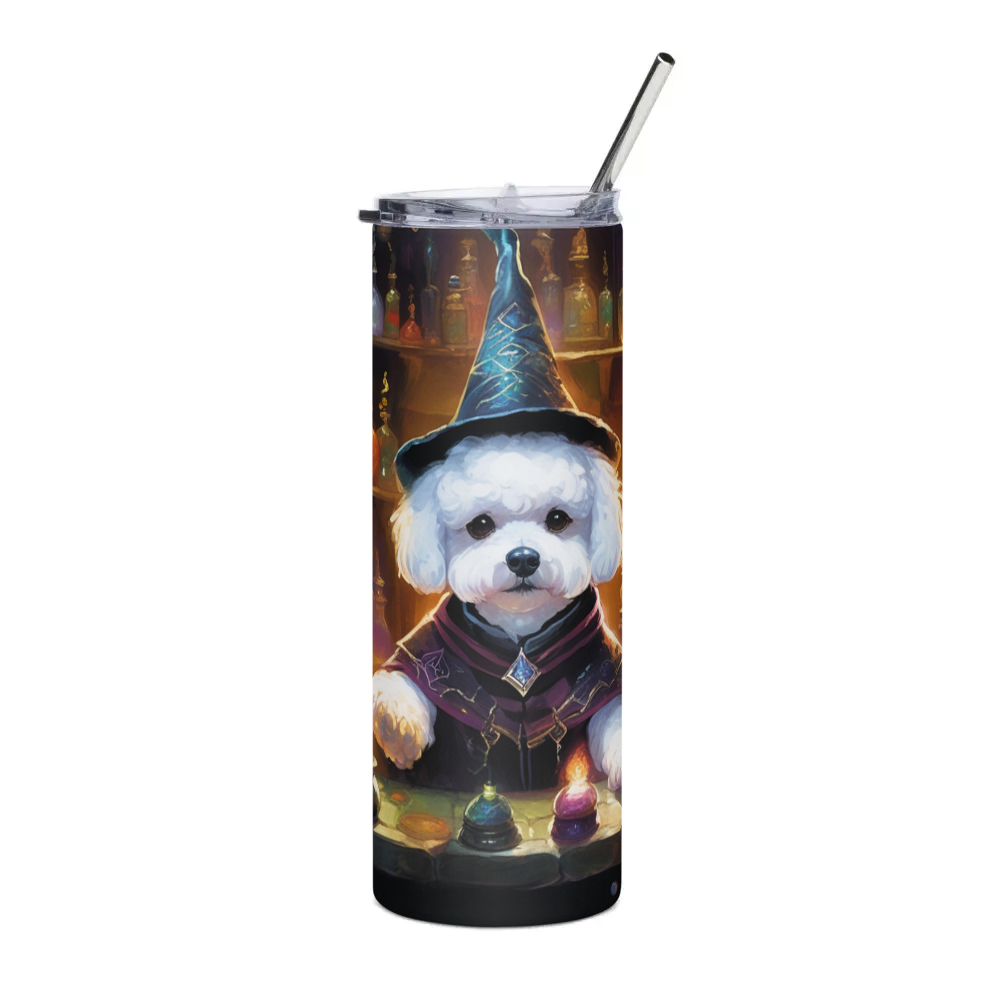PugMug Custom Bichons Frise Stainless Steel Tumbler