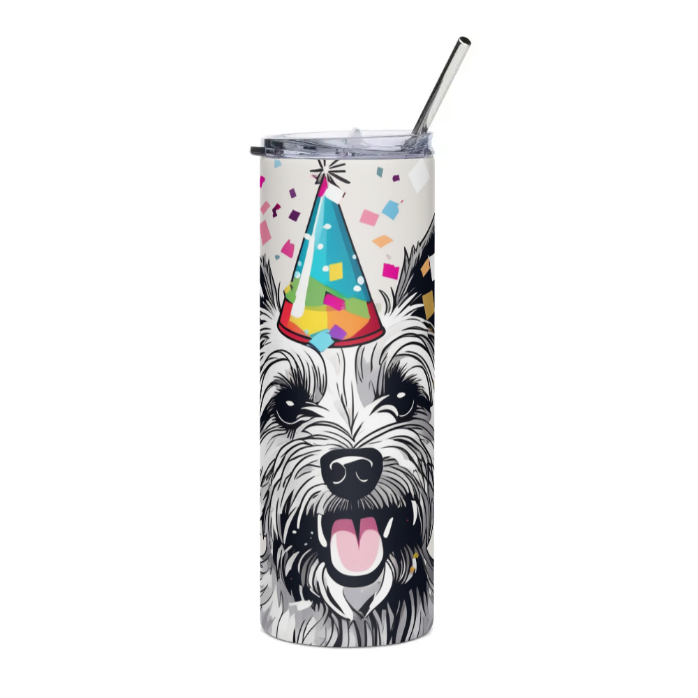 PugMug Custom Cairn Terrier Stainless Steel Tumbler