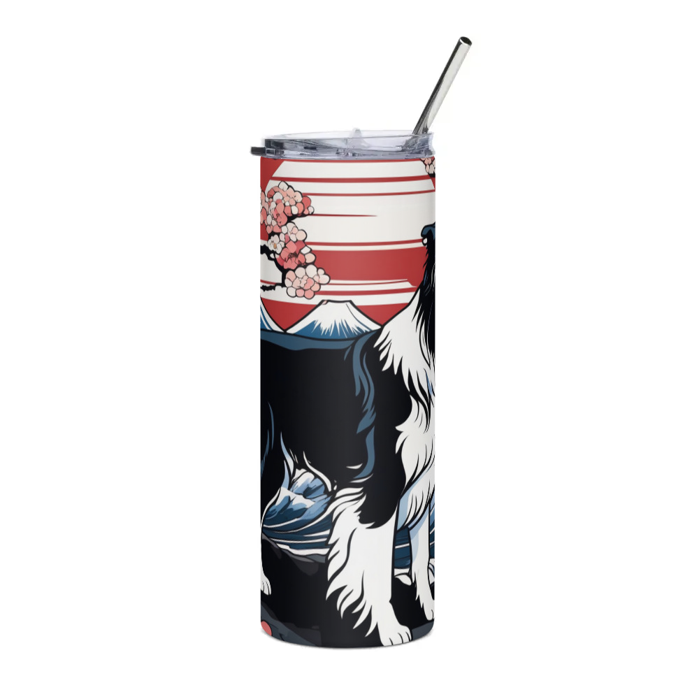 PugMug Custom Border Collie Stainless Steel Tumbler