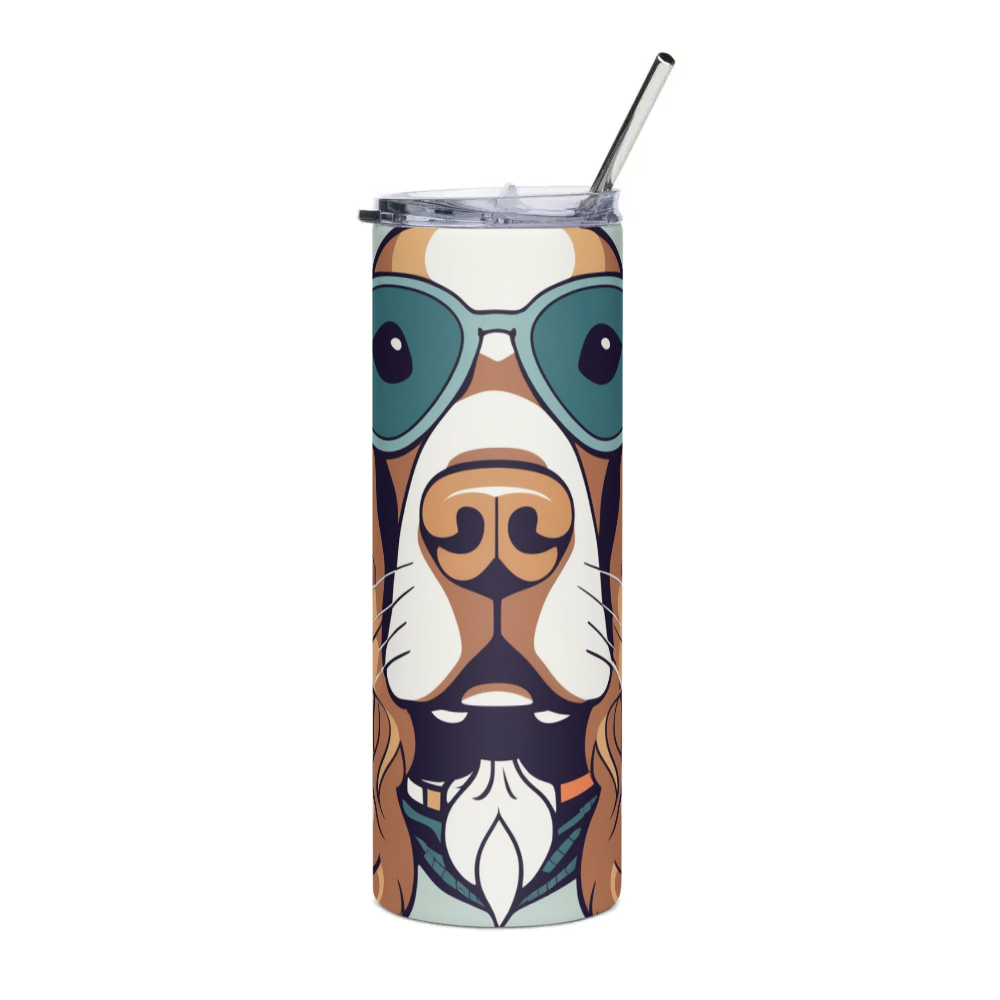 PugMug Custom English Cocker Spaniel Stainless Steel Tumbler