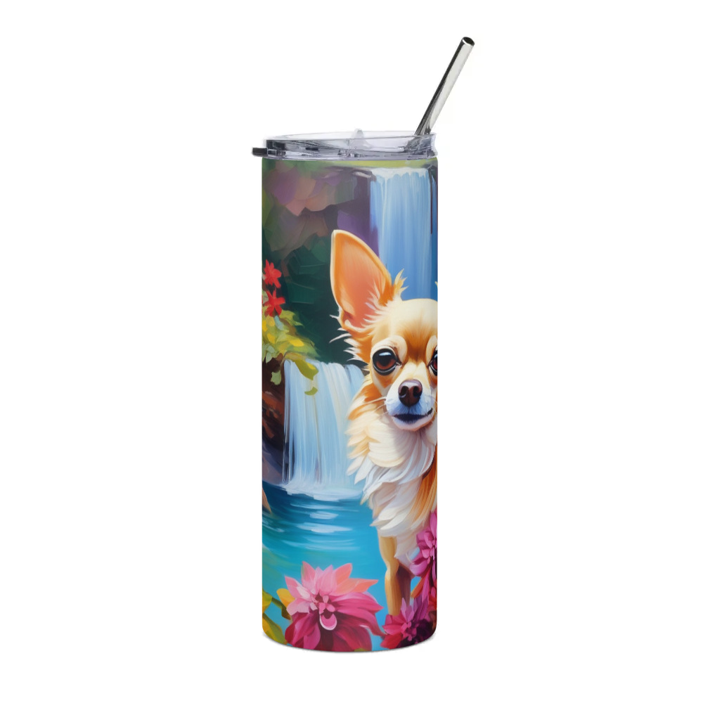 PugMug Custom Chihuahua Stainless Steel Tumbler