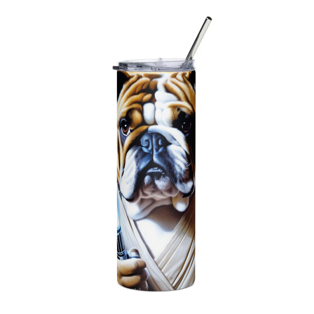 PugMug Custom Bulldog Stainless Steel Tumbler