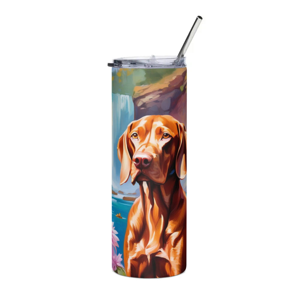 PugMug Custom Vizsla Stainless Steel Tumbler