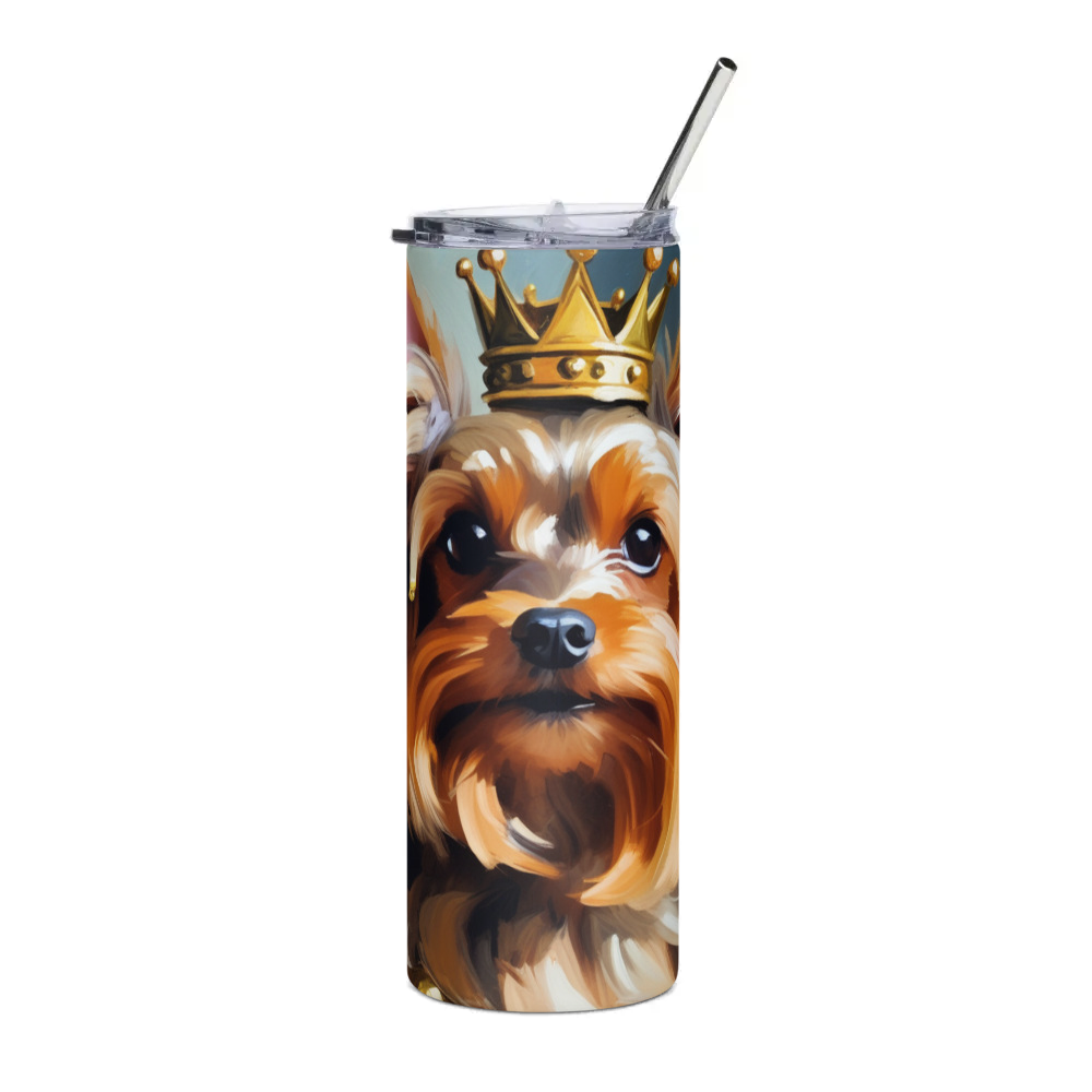 PugMug Custom Yorkshire Terrier Stainless Steel Tumbler