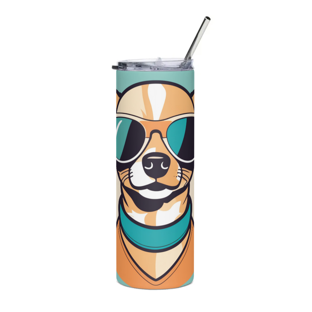 PugMug Custom Chihuahua Stainless Steel Tumbler