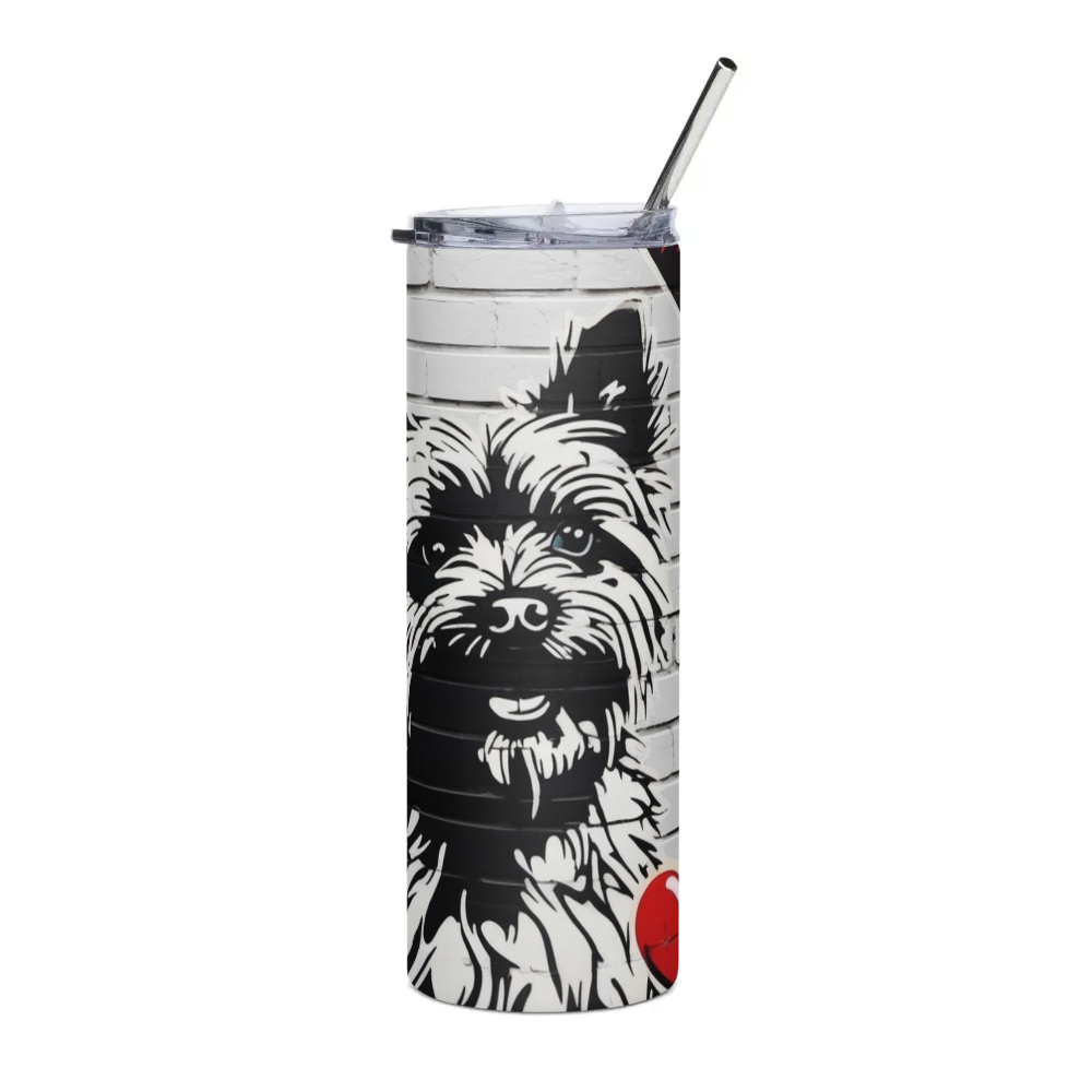 PugMug Custom Cairn Terrier Stainless Steel Tumbler