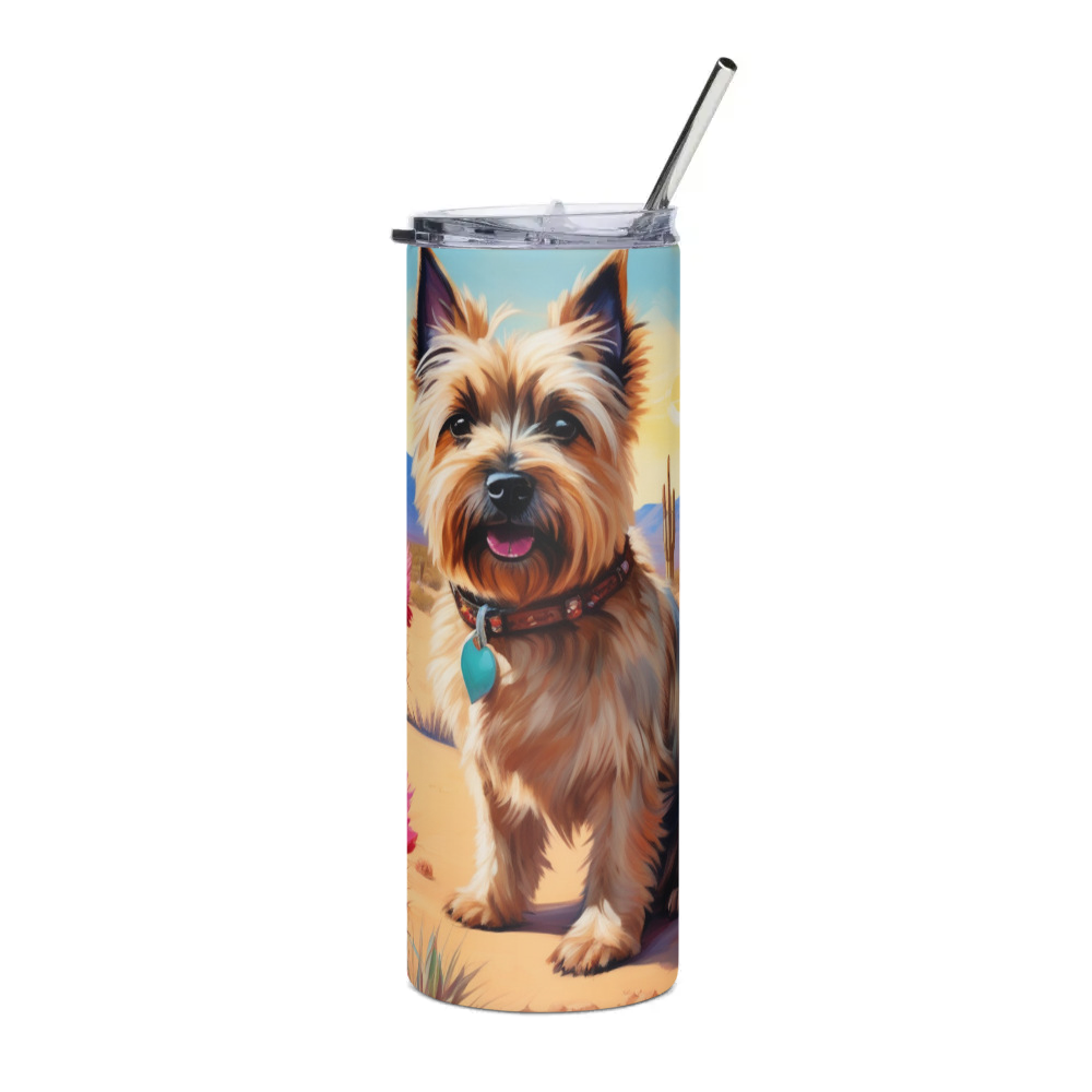 PugMug Custom Cairn Terrier Stainless Steel Tumbler