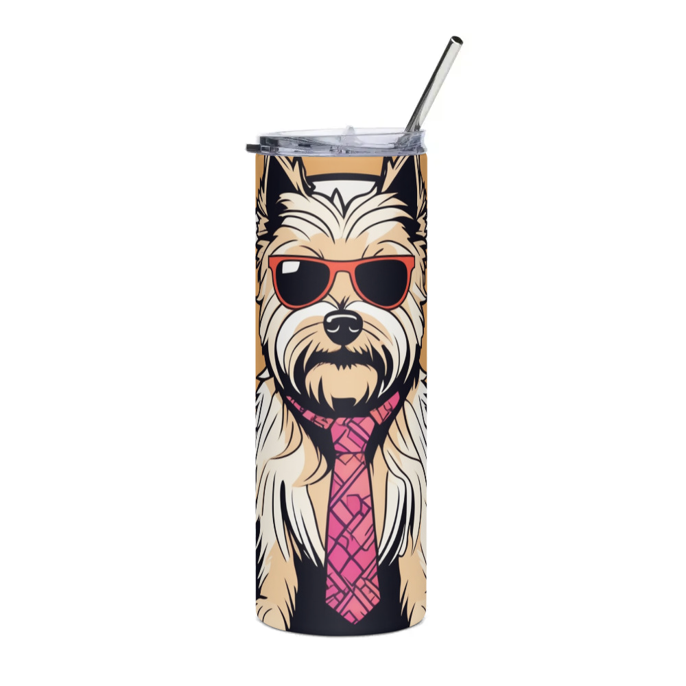 PugMug Custom Cairn Terrier Stainless Steel Tumbler