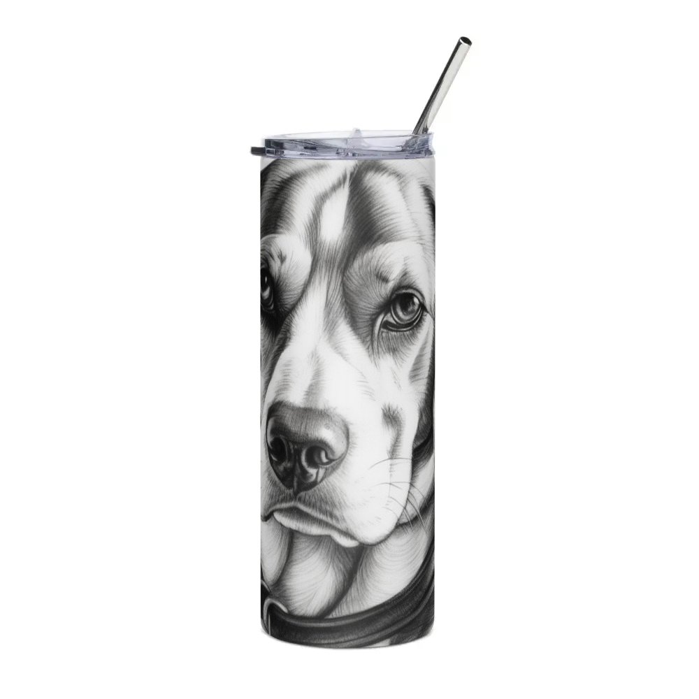 PugMug Custom Beagle Stainless Steel Tumbler