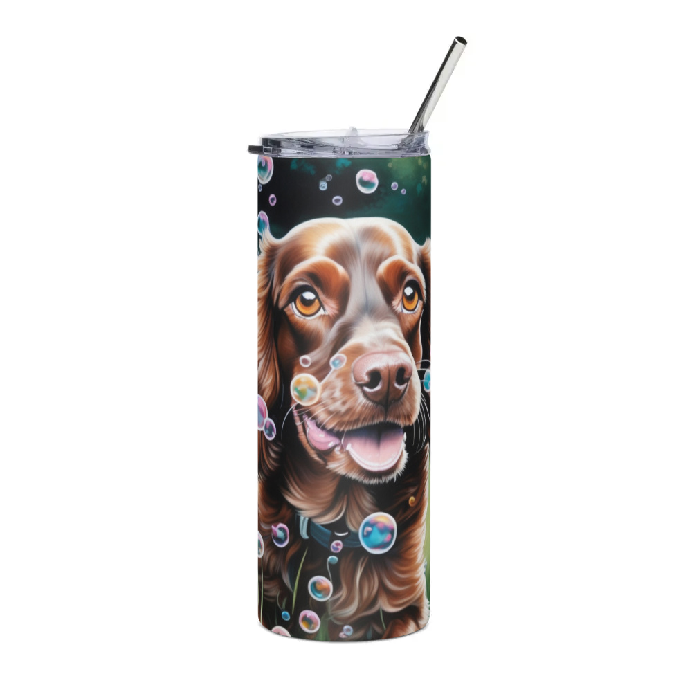 PugMug Custom English Cocker Spaniel Stainless Steel Tumbler