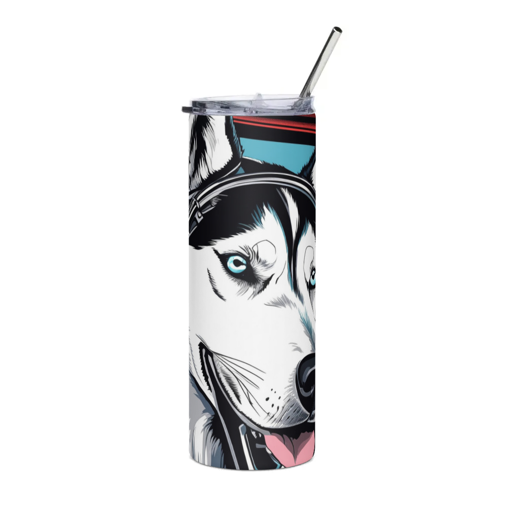 PugMug Custom Siberian Husky Stainless Steel Tumbler