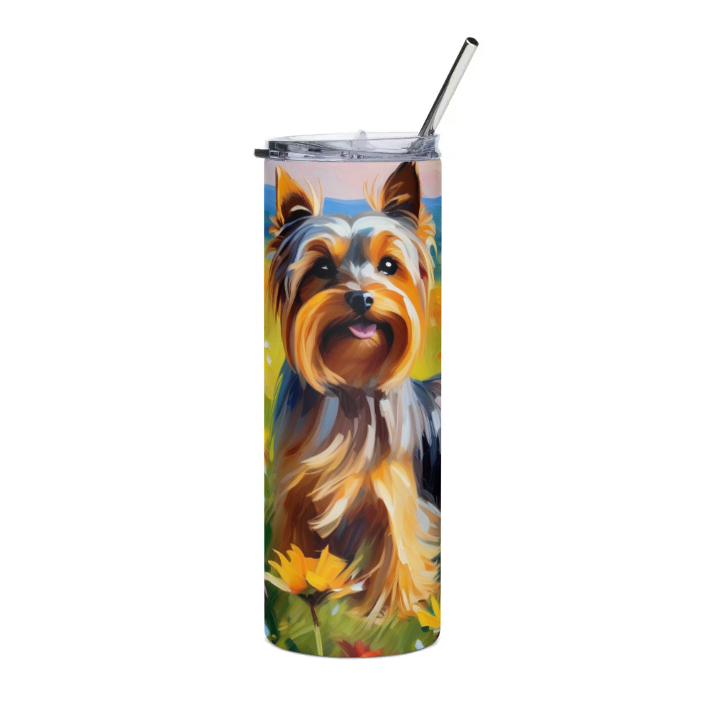 PugMug Custom Yorkshire Terrier Stainless Steel Tumbler