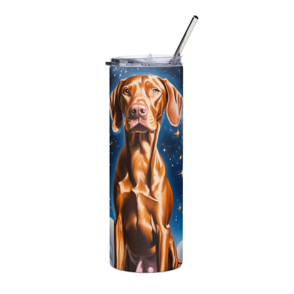 PugMug Custom Vizsla Stainless Steel Tumbler