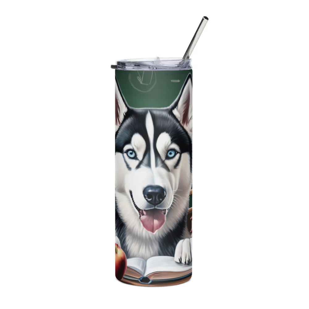 PugMug Custom Siberian Husky Stainless Steel Tumbler