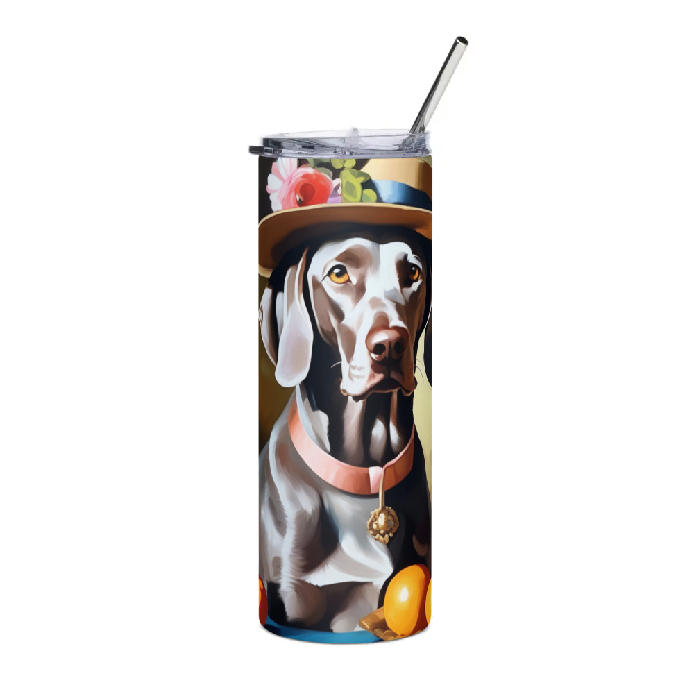 PugMug Custom Weimaraner Stainless Steel Tumbler
