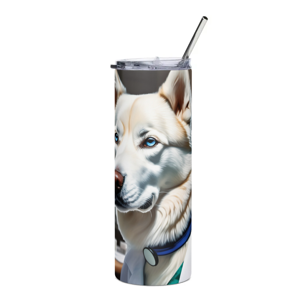 PugMug Custom Siberian Husky Stainless Steel Tumbler
