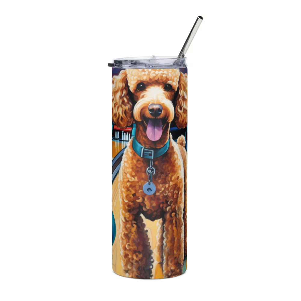 PugMug Custom Tan Poodle Stainless Steel Tumbler