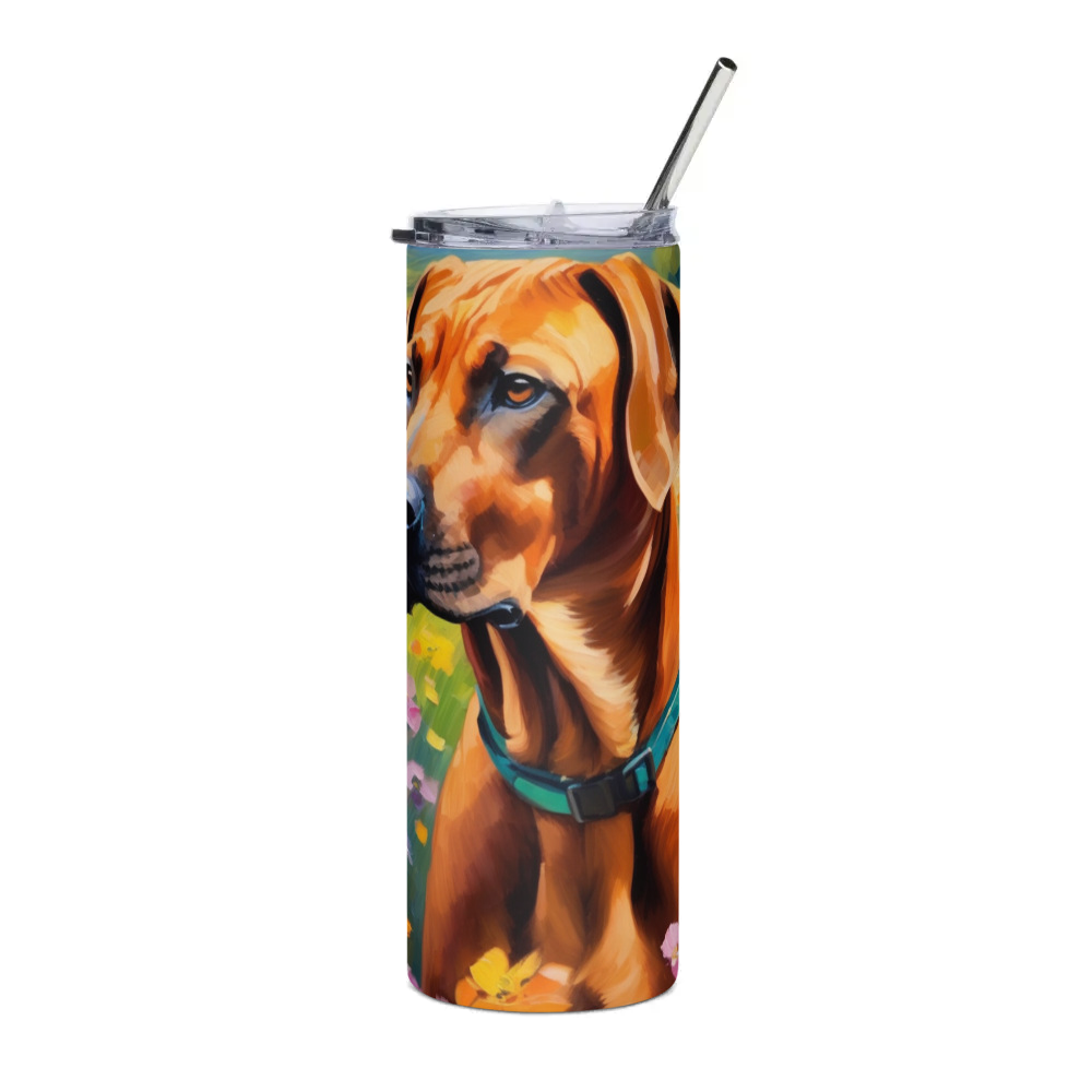 PugMug Custom Rhodesian Ridgeback Stainless Steel Tumbler