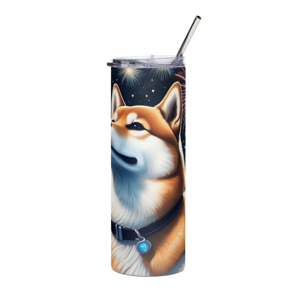 PugMug Custom Shiba Inu Stainless Steel Tumbler