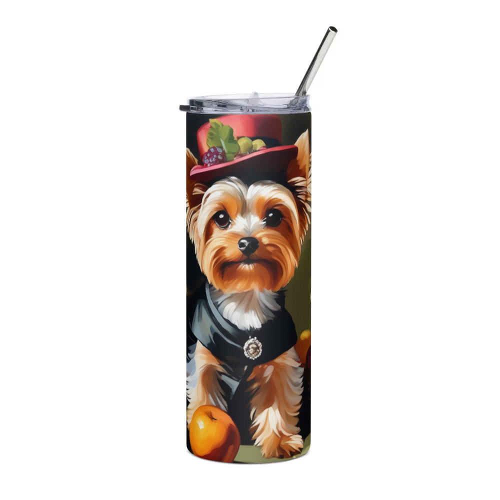 PugMug Custom Yorkshire Terrier Stainless Steel Tumbler