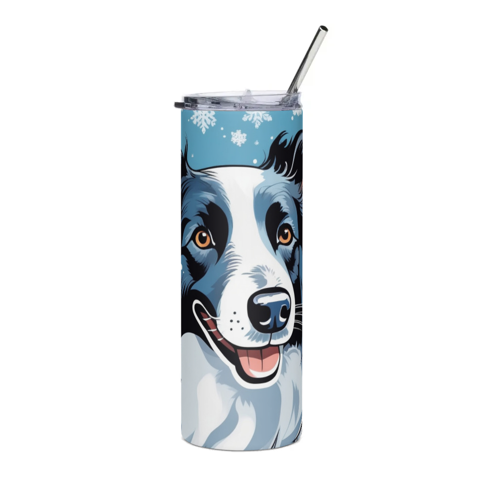 PugMug Custom Border Collie Stainless Steel Tumbler