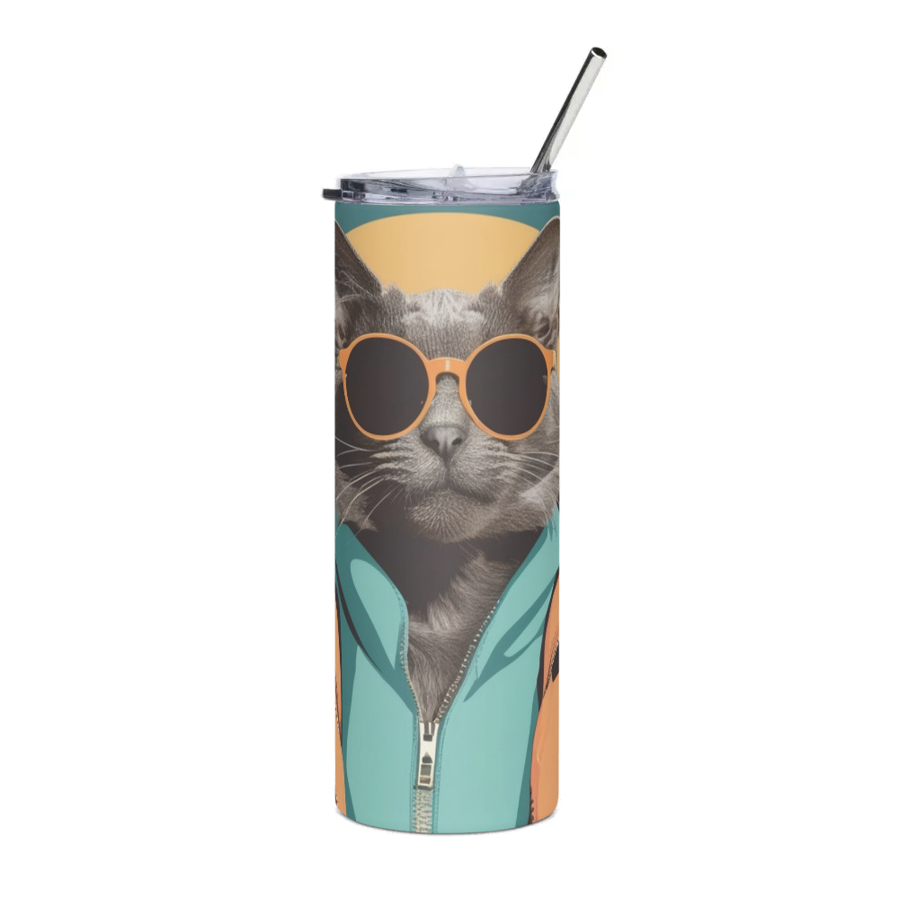 PugMug Custom Thumper Stainless Steel Tumbler