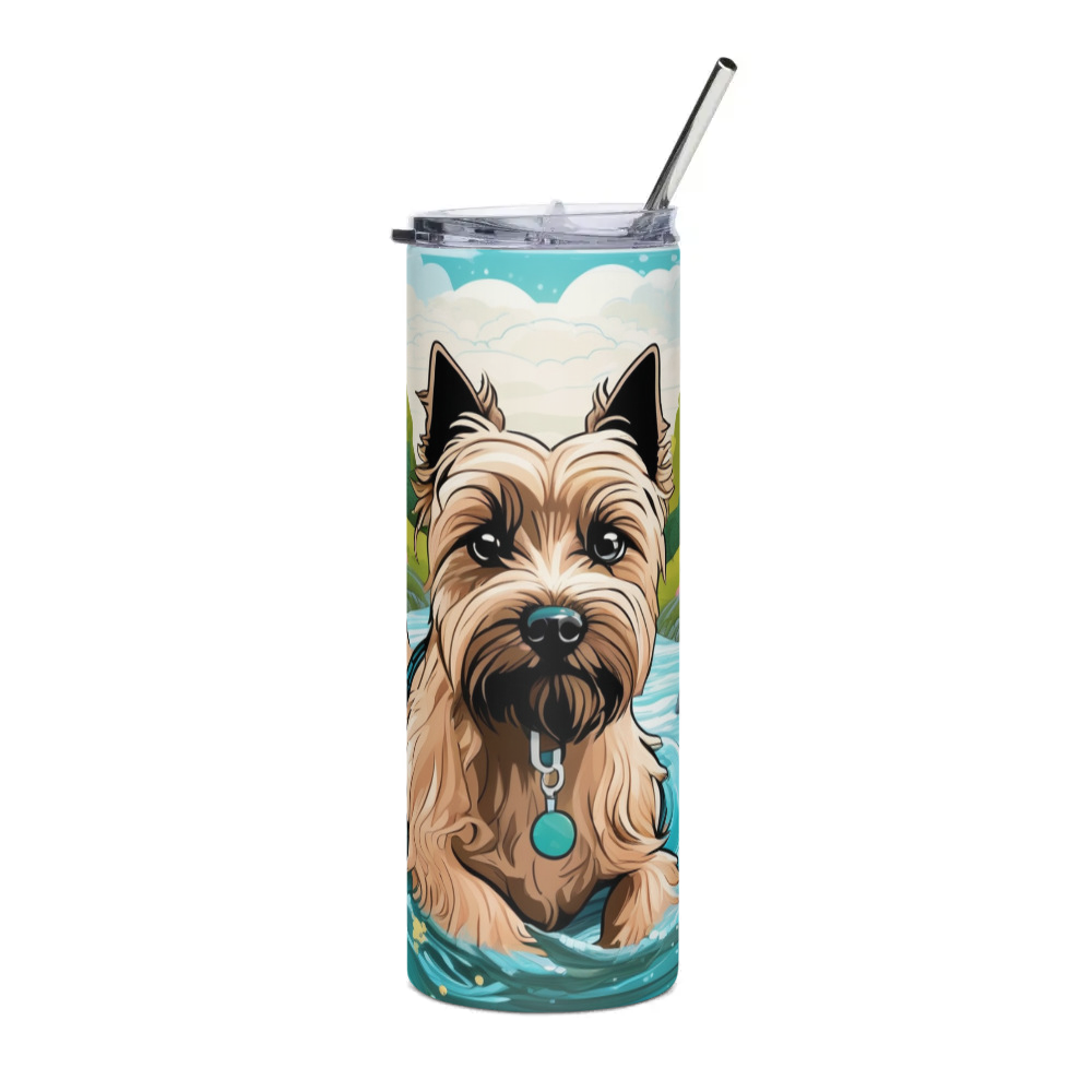 PugMug Custom Cairn Terrier Stainless Steel Tumbler