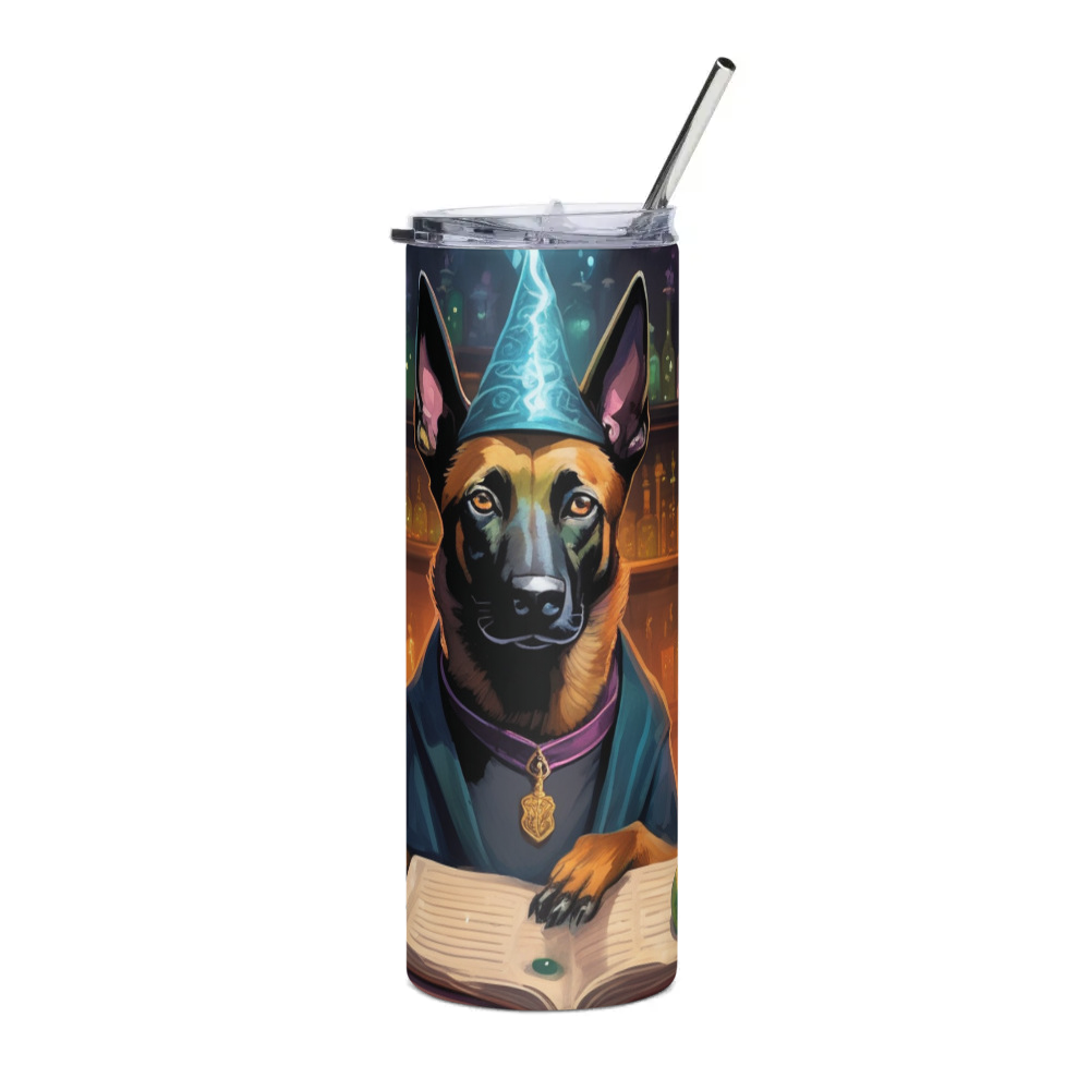 PugMug Custom Belgian Malinois Stainless Steel Tumbler