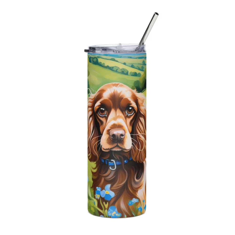 PugMug Custom Cocker Spaniel Stainless Steel Tumbler