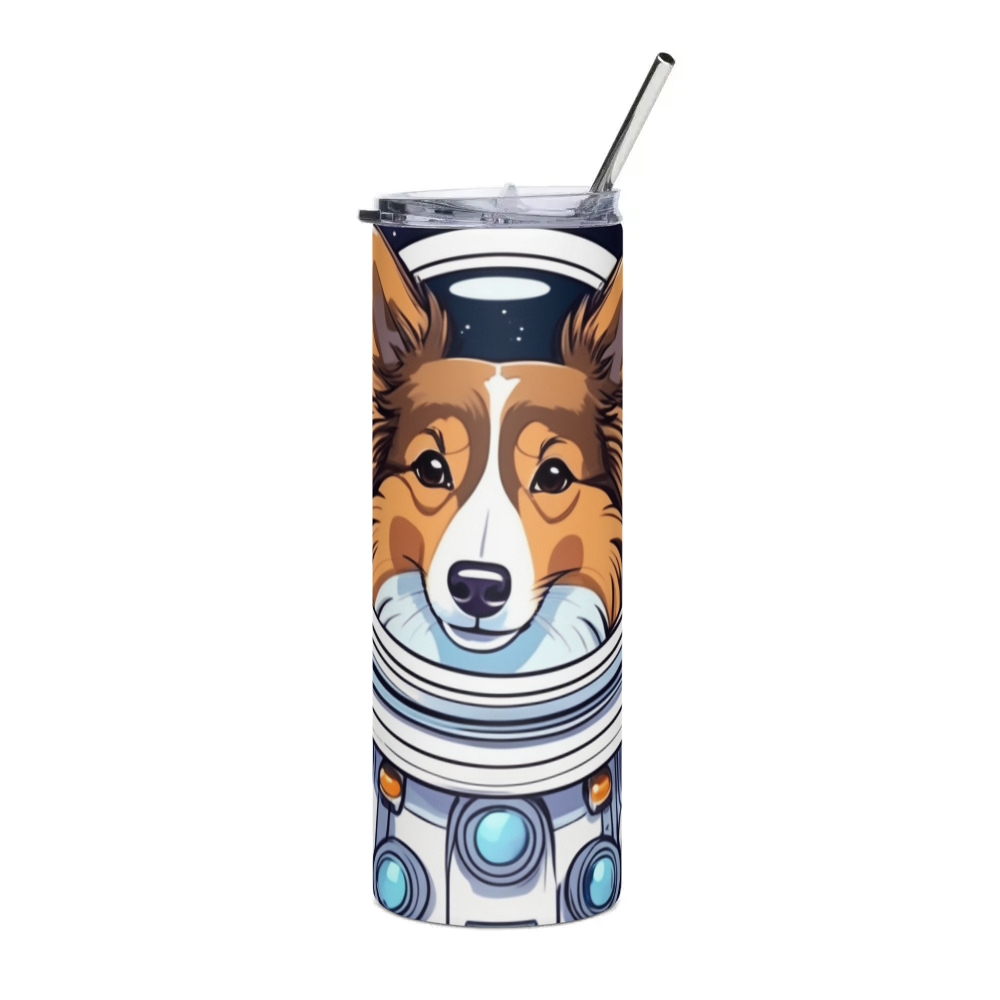 PugMug Custom Shetland Sheepdog Stainless Steel Tumbler